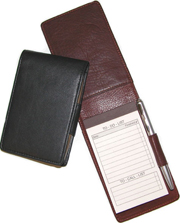 Junior Leather Fold Over NotePad Holders
