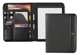 Leather Zippered Executive Pad Holder