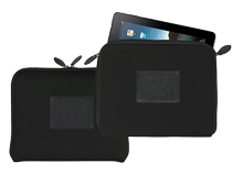 black neoprene iPad cover